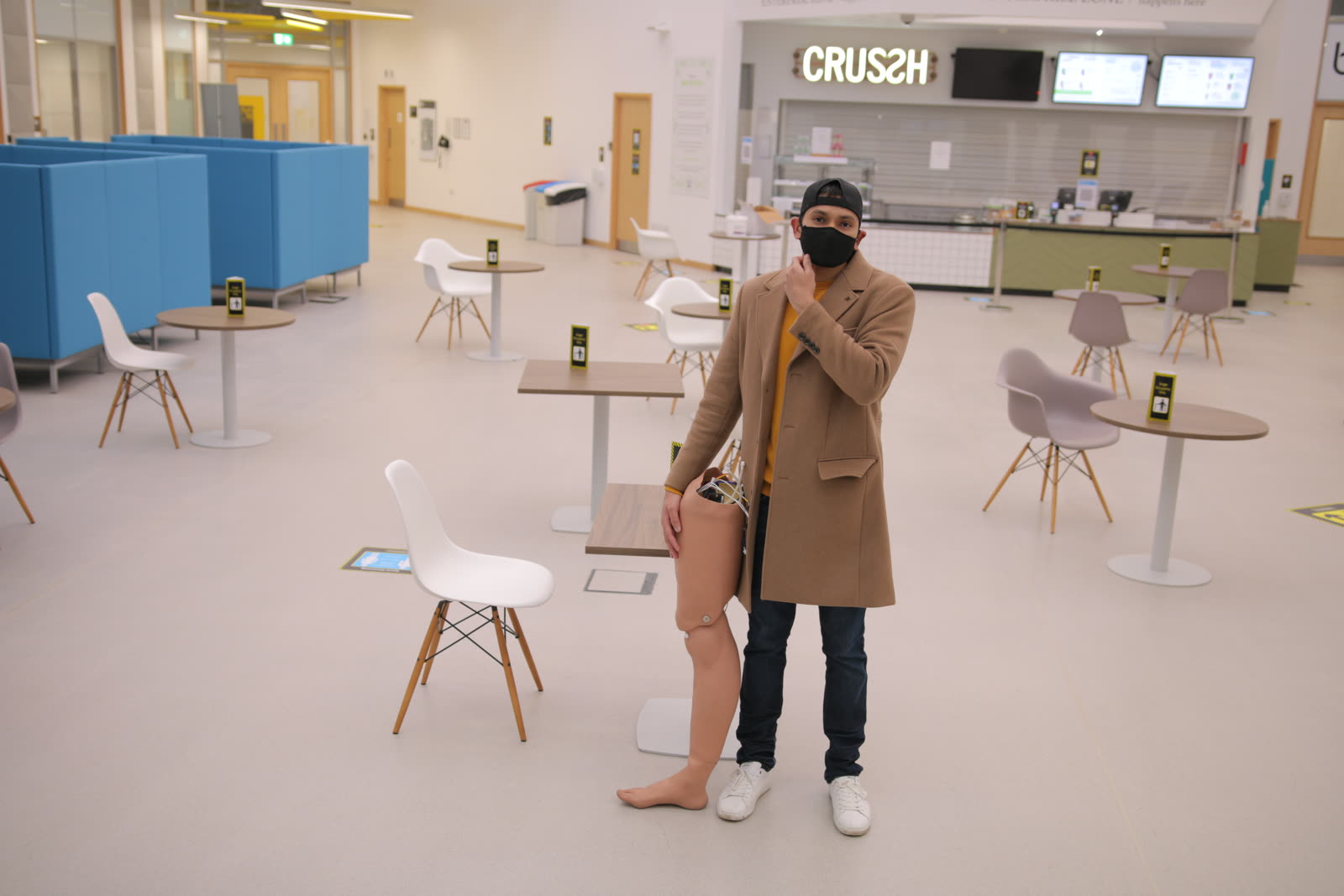 With the intelligent bionic leg prototype