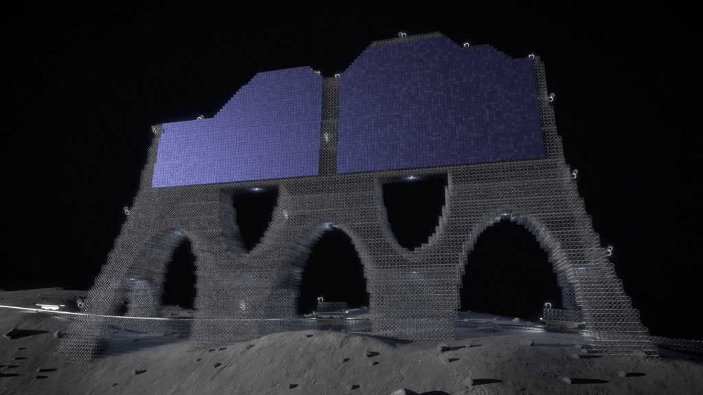 NASA lunar construction concept