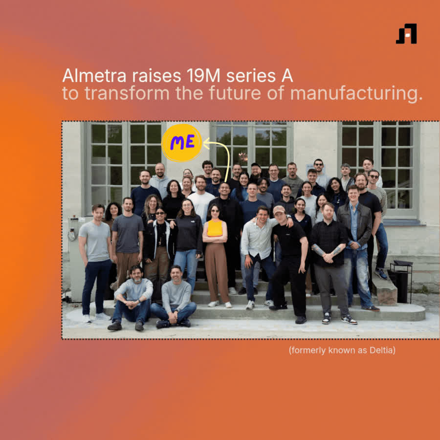 Almetra Series A team photograph